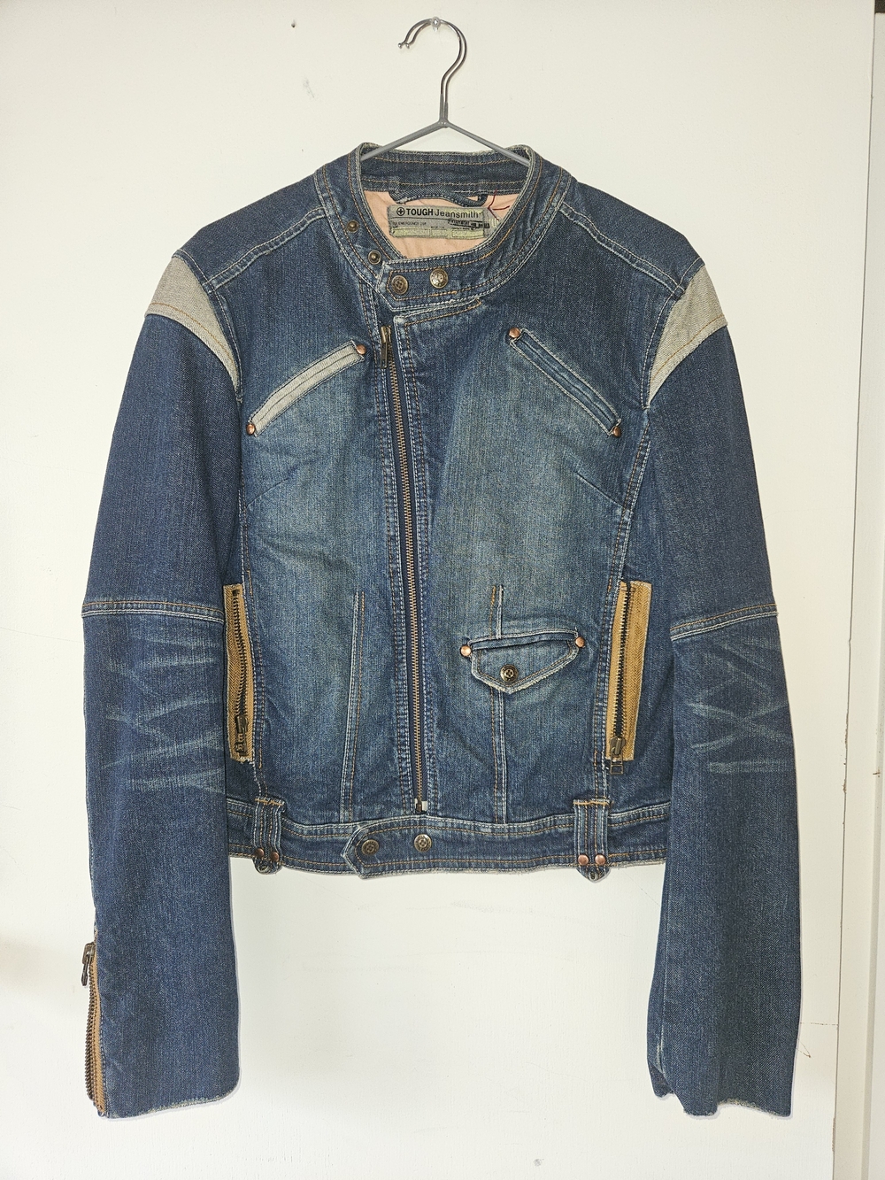 Tough Jeansmith Denim Moto Jacket